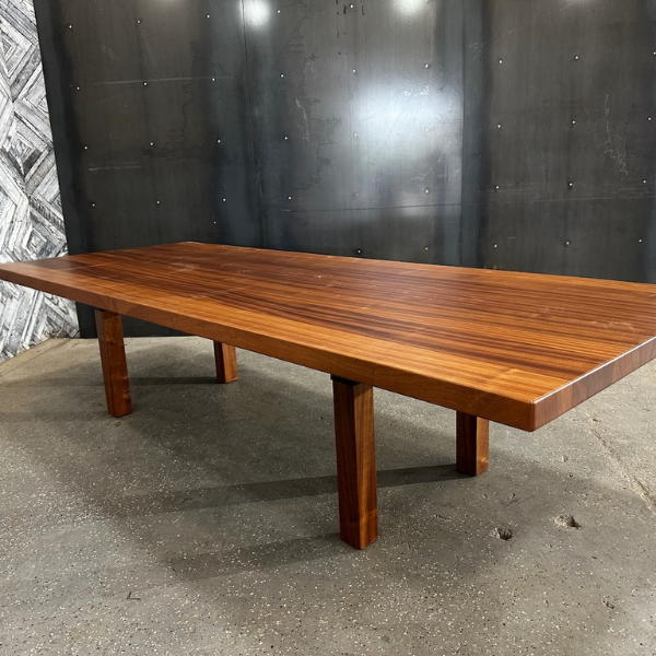 Sapele Hardwood Dining Table – Oak City Customs