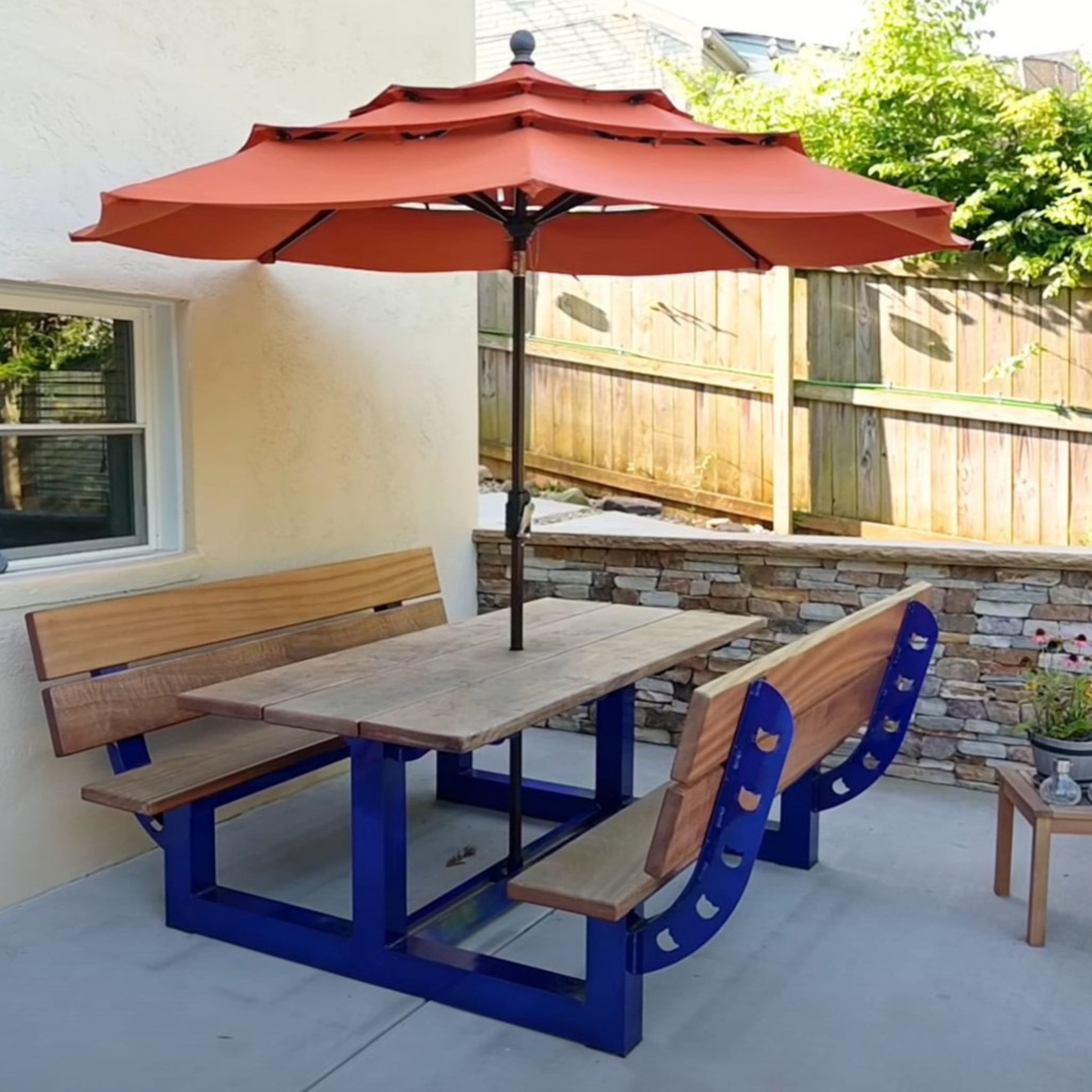 Modular Outdoor Table | Hardwood Picnic Table | Oak City Customs