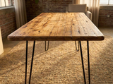 72" Pamlico Dining Table - Sweet Gum with Hairpin Legs (One of a Kind)