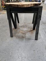 White Oak Wood Cookie #G979 49" x 37"-47" x 2.4" — detail 1 — Oak City Customs