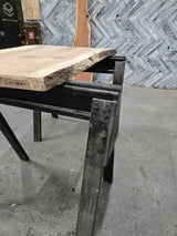 Red Oak Live Edge Wood Slab #C984 54" x 30"-35" x 2.2" — detail 2 — Oak City Customs