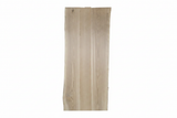 (Pre-Built) White Oak Live Edge Tabletop #PB180 99" x 41" - 44" x 1.7" — staged 1 — Oak City Customs