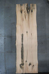 (Pre-Built) Red Oak Live Edge Tabletop #PB237 150" x 44" - 45" x 2.0" — overhead view — Oak City Customs