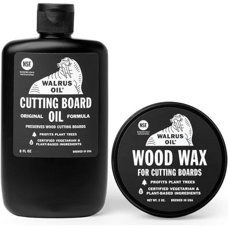 Walrus Oil, Cutting Board Oil and Wood Wax Set