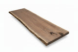Walnut Live Edge Wood Slab #D969 72" x 20"-22" x 2.2" — staged 1 — Oak City Customs