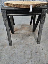 White Oak Wood Cookie #G979 49" x 37"-47" x 2.4" — detail 4 — Oak City Customs
