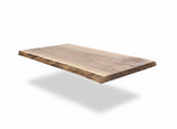 Walnut Live Edge Wood Slab #G968 33" x 22"-23" x 2.5" — staged 1 — Oak City Customs