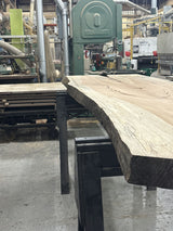 Soft Maple Live Edge Wood Slab #A994 141" x 34"-42" x 3.3" — detail 2 — Oak City Customs