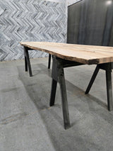 (Pre-Built) Sweet Gum Live Edge Tabletop #PB184 156" x 42" - 49" x 1.9" — detail 1 — Oak City Customs