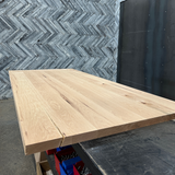 (Pre-Built) Hickory Classic-Cut Tabletop #PB004 86" x 41" x 1.5"