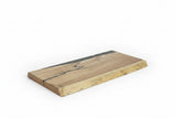 Parota Live Edge Wood Slab #G966 48" x 18"-25" x 2.8" — staged 1 — Oak City Customs