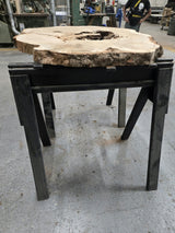 White Oak Wood Cookie #G974 47" x 40"-43" x 2.5" — detail 4 — Oak City Customs