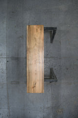 (Pre-Built) Sweet Gum Classic Cut Tabletop #PB187 90" x 23" x 2.1" — overhead view — Oak City Customs