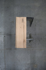 (Pre-Built) Red Oak Classic Cut Tabletop #PB191 70" x 24" x 1.4" — overhead view — Oak City Customs