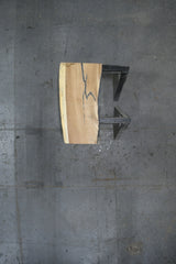 Parota Live Edge Wood Slab #D966 48" x 18"-25" x 2.8" — overhead view — Oak City Customs