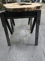 White Oak Wood Cookie #G973 51" x 37"-47" x 3.9" — detail 4 — Oak City Customs