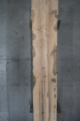 (Pre-Built) Red Oak Live Edge Tabletop #PB213 197" x 29" - 37" x 2.5" — overhead view — Oak City Customs