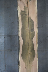 Red Oak Live Edge Wood Slab #A991 201" x 38"-45" x 2.9" — overhead view — Oak City Customs