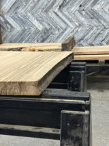 (Pre-Built) Soft Maple Live Edge Tabletop #PB233 31" x 40" - 43" x 2.2" — detail 1 — Oak City Customs