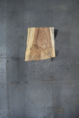 Parota Live Edge Wood Slab #C965 39" x 36"-40" x 2.7" — overhead view — Oak City Customs
