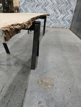 Red Oak Live Edge Wood Slab #A988 203" x 33"-48" x 3.0" — detail 2 — Oak City Customs