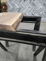 Walnut Live Edge Wood Slab #D968 33" x 22"-23" x 2.5" — detail 2 — Oak City Customs