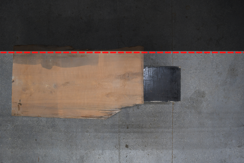 California Redwood Live Edge Wood Slabs #RSC490 88" x 37" - 48" x 2.8"