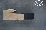 White Oak Live Edge Wood Slab #E019 74" x 21"-40" x 2.1"