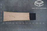 Red Oak Slab #D084 89" x 25"-35" x 2.2"