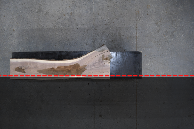 Walnut Slab #F429 85" x 15" - 29" x 1.9"