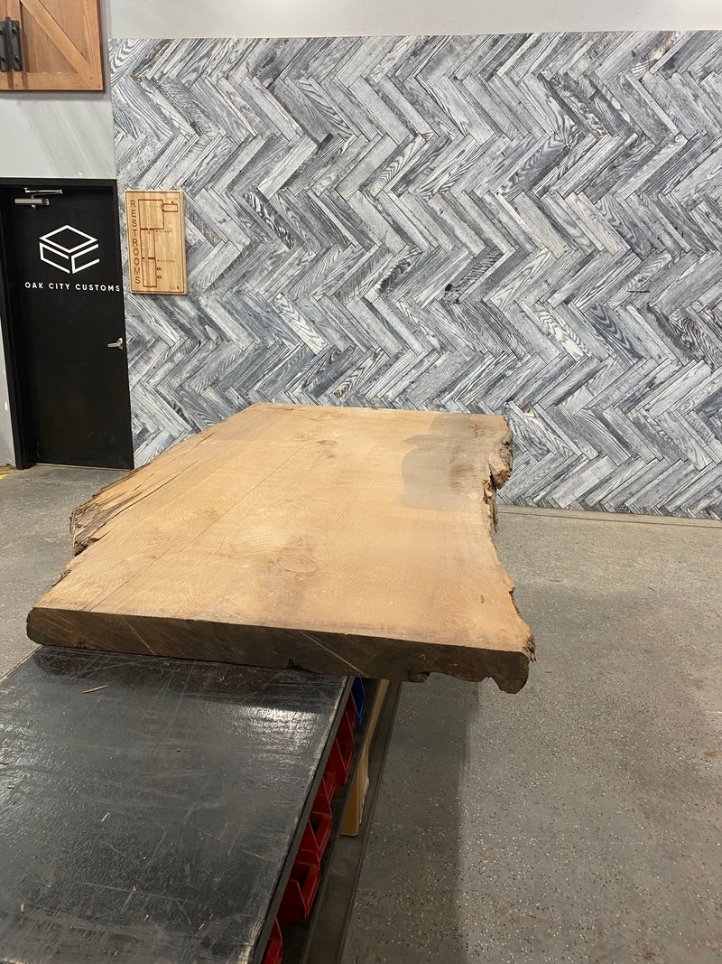 California Redwood Live Edge Wood Slabs #RSC490 88" x 37" - 48" x 2.8"