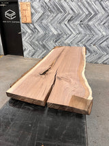 Walnut Slab #D438 82" x 24" - 28" x 1.9"