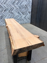 Red Oak Slab #B382 124" x 20" - 23" x 4.4"